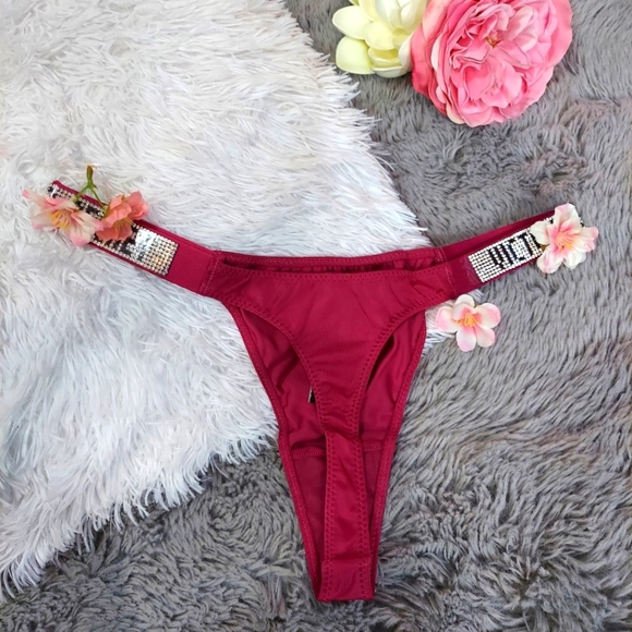 Panties Satin Thong. Women Satin. - Picture 2 of 3